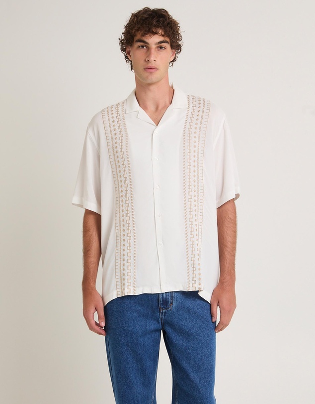 Arvust - Capri Embroidered Short Sleeve Resort Shirt
