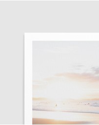 Olive et Oriel - Sunset at SnapperRocks Art Print