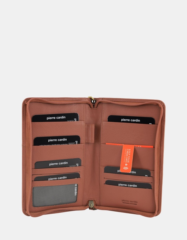 Pierre Cardin - Pierre Cardin Italian Leather Passport Wallet