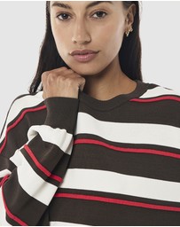 P.E Nation - Retreat Stripe Sweater