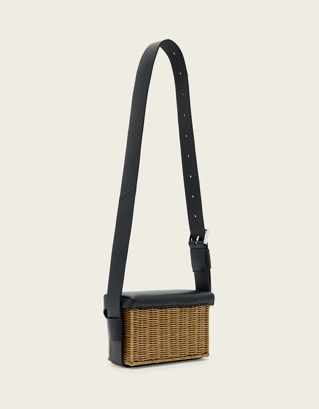 AllSaints - Monique Wicker Crossbody Bag