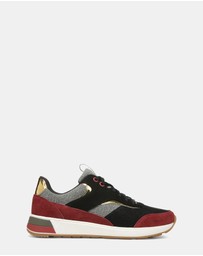 Vionic - Nova Casual Sneaker - Black/Shiraz