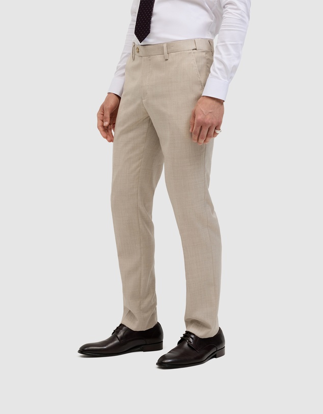 Politix - Wool Blend Regular Stretch Premium Tailored Pant