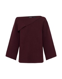 Oxford - Laura Knitted Folded Collar Top