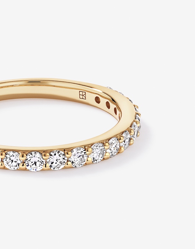 Michael Hill - 0.50TW Round Brilliant Laboratory-Grown Diamond Wedding Band in 14kt Yellow Gold