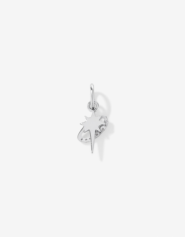 Michael Hill - Star Motif Micro Pendant with Cubic Zirconia in Sterling Silver