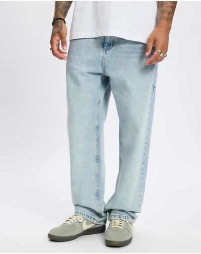 Thrills - Mid Slacker Relaxed Long Denim Jeans