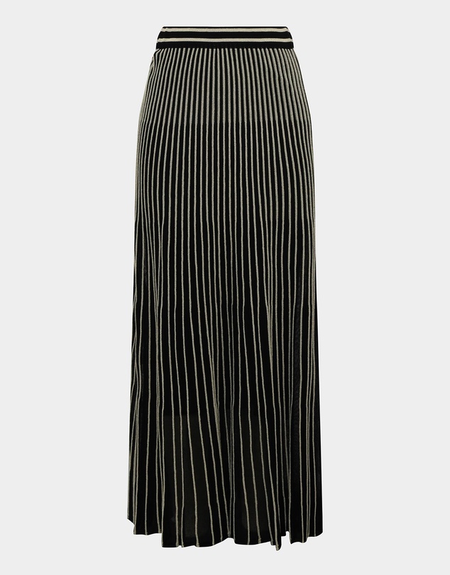 Forcast - Lucy Pleat Knit Midi Skirt