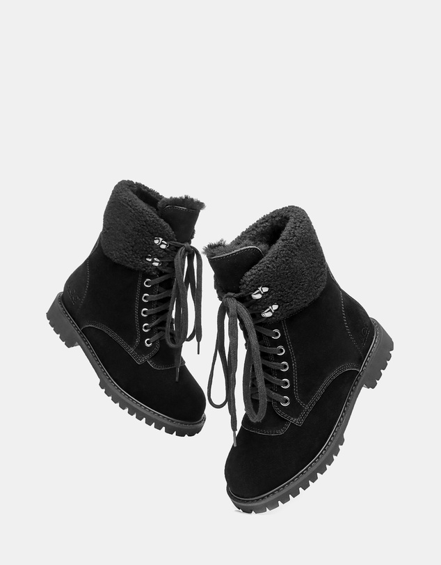 EVERAU - Australian Shepherd Ugg Mina Cow Suede Upper Martens