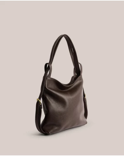 VESTIRSI - Bella Mini Black 3-in-1 Convertible Bag Gold Hardware - The ICONIC Exclusive