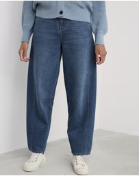Seasalt - Seasalt Cornwall Blue Gwenver Barrel Leg Jeans