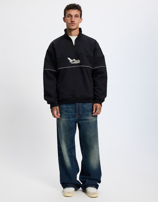 Thrills - Between Chaos Calm Quarter Zip Fleece Sweat