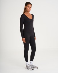 All Fenix - ALLFENIX CloudCore Lite Ruched V-Neck Long Sleeve