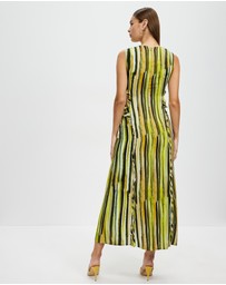 Third Form - Stroke Frill Maxi Tank Dress