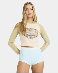 Billabong - Womens Horizon Raglan Long Sleeve T-Shirt