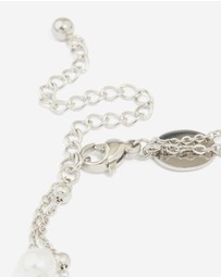 Lovisa - Waterproof Stainless Steel Pearl & Ball Layered Bracelet