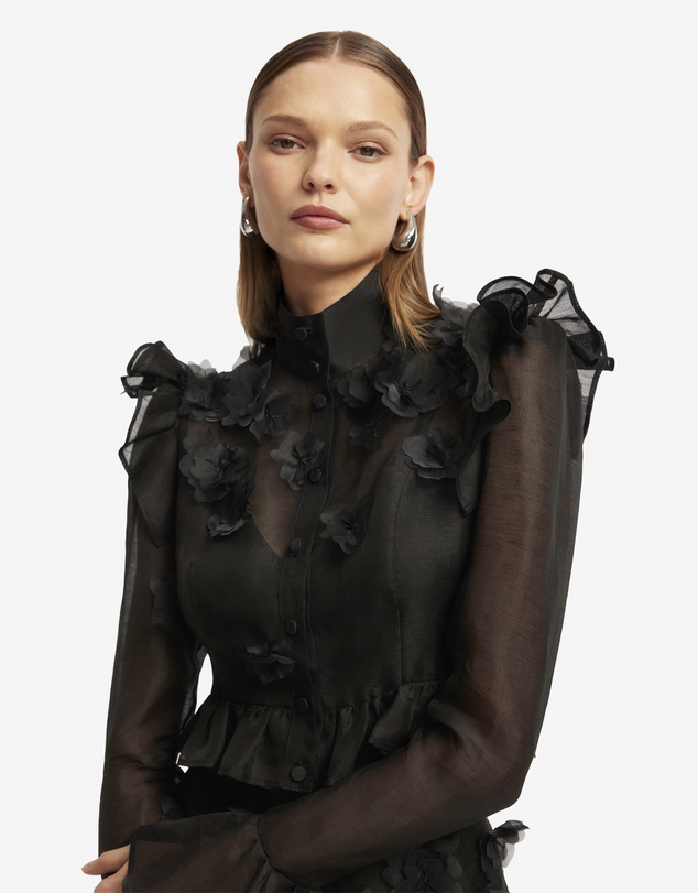 LEO LIN - Maeve Petal Butterfly Long Sleeve Top