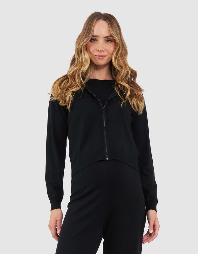 Ripe Maternity - Reese Nursing Knit Hoodie