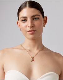 Michael Hill - Polished Circle Pendant Connector in 10k Yellow Gold