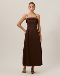 Tussah - Zella Linen Blend Midi Dress