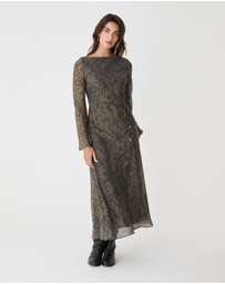 Forcast - Imogen Bias Tie Waist Dress