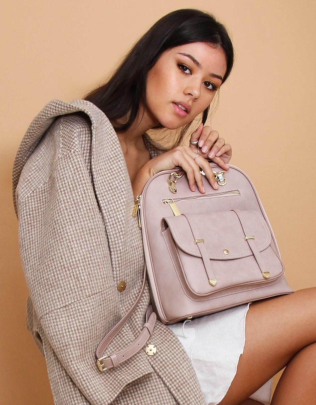 Belle & Bloom - 5th Ave Leather Backpack