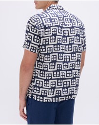 Marcs - Rush Rush Geo Linen Shirt