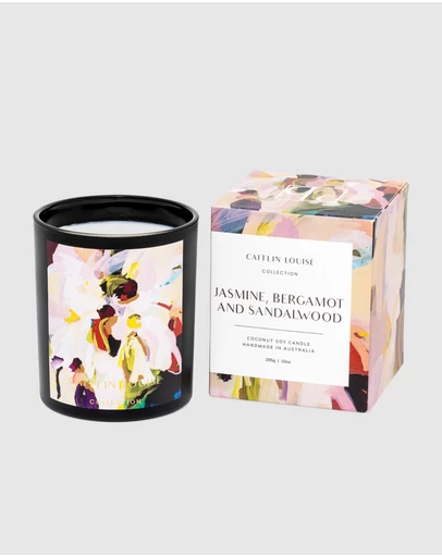 Caitlin Louise Collection - Jasmine, Bergamot & Sandalwood Scented Artist Candle