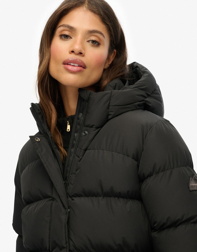 Superdry - Hooded Sports Puffer Mid Jacket