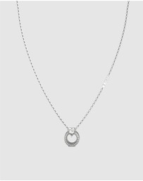 GUESS - Silver-Tone M'ama Non M'ama Necklace