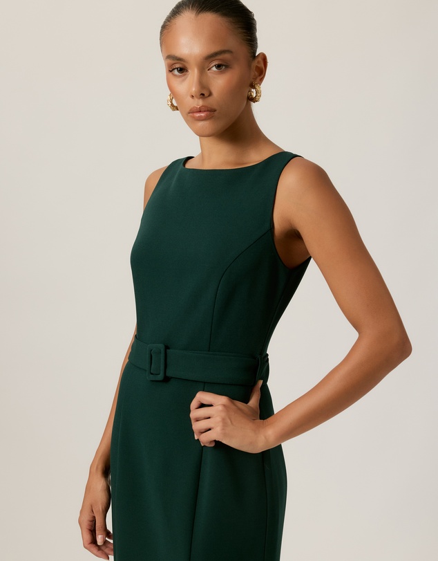 Tussah - Jasmyn Crepe Bodycon Midi Dress