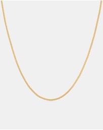Ania Haie - Ania Haie Gold Slim Curb Link Chain Necklace