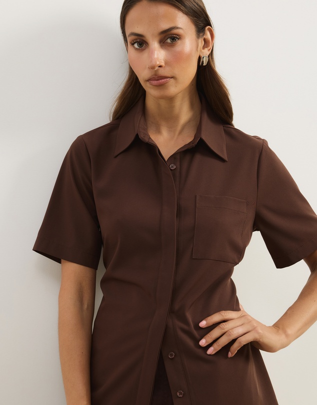 Atmos&Here - Aveline Tie Back Shirt