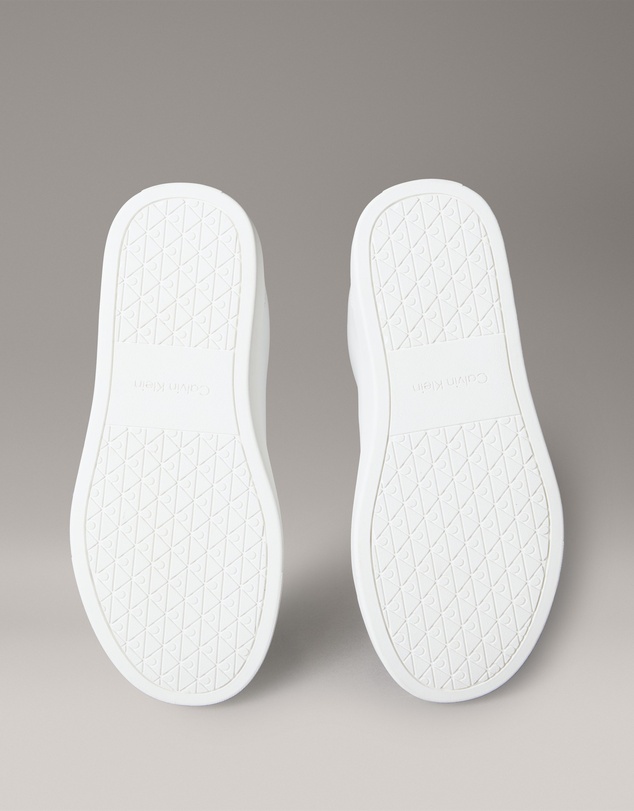 Calvin Klein - Leather Signature Logo Trainers