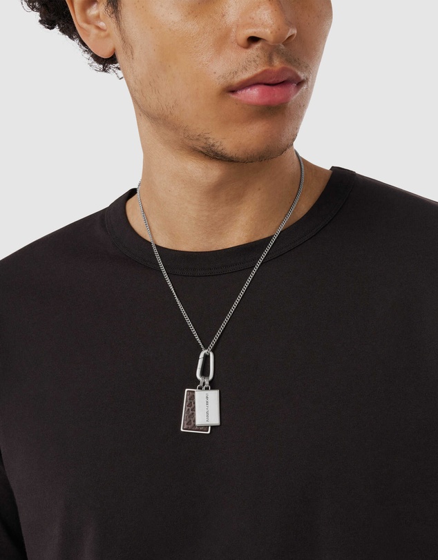 Emporio Armani - Silver tone Necklace