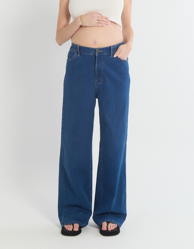 Soon Maternity - Relaxed Wide Leg Jeans