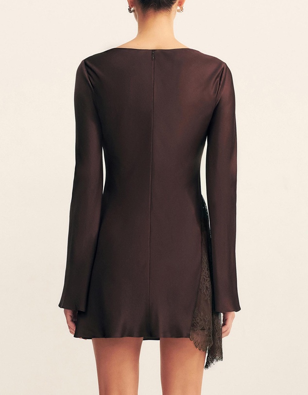 Shona Joy - Allegra Lace Panelled Mini Dress