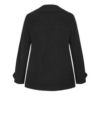 City Chic - Lola Short Melton Coat