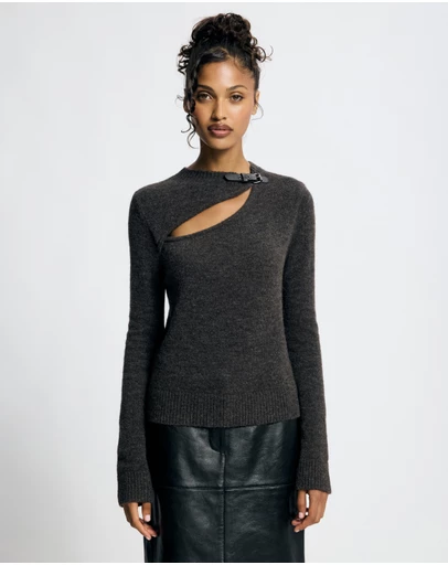 Lover - Nyx Buckle Wool Jumper
