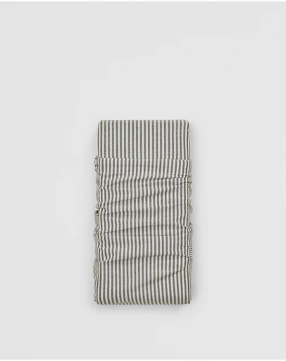 Country Road - Brae Australian Cotton Stripe Queen Fitted Sheet