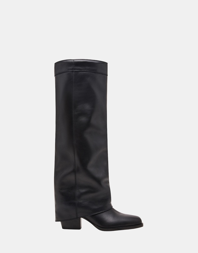 Steve Madden - Winnick Black Leather Boots