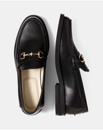 Duke + Dexter - Wilde Black Plus Bit Loafer - Men's