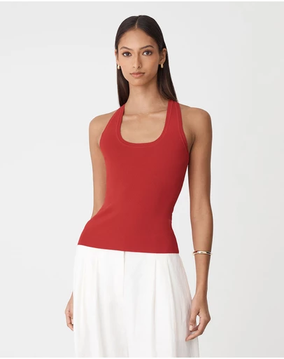 Forcast - Valentine Scoop Neck Tank
