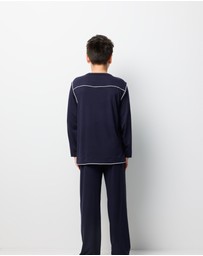 Wanderluxe Sleepwear - Jones TENCEL™ Modal Long Top & Long Pants (Boys)