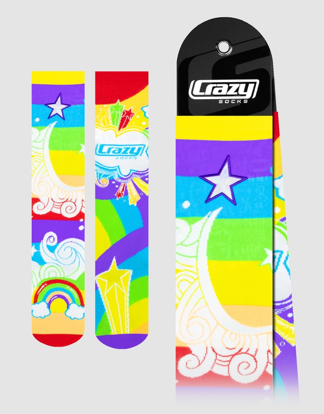 Crazy Skates - Crazy Socks Rainbow Dream Knee-High Socks