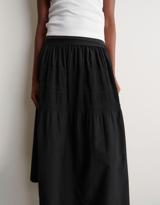 COS - Tiered Gathered Midi Skirt