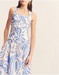 Shona Joy - Francis Draped Halter Midi Dress