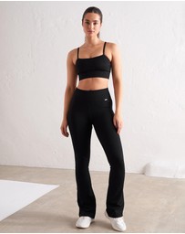 Aim'n - Ribbed Seamless Flare Tights