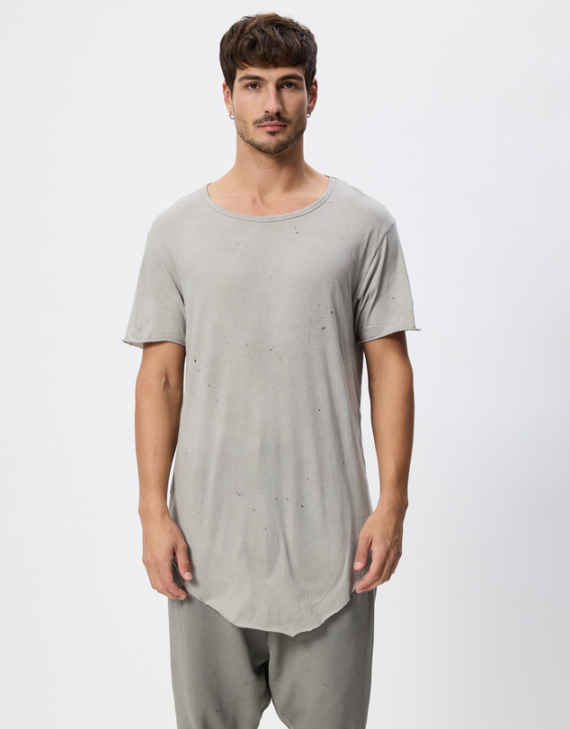 Surrounded By Ghosts - The Agrellite Curved Hem T-Shirt