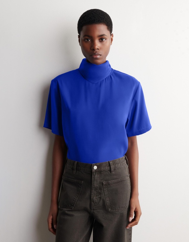 COS - Draped Scarf Detail Top